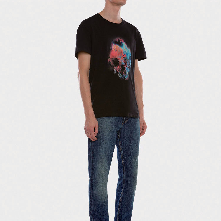 Alexander McQueen Men's Sprayed Skull Black 595650QOZ600901