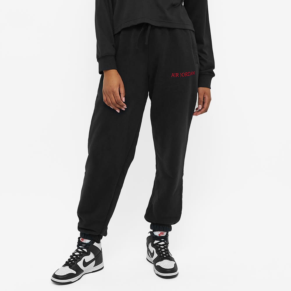 (WMNS) Air Jordan Woodwork Sweatpants 'Black' DQ4651-010