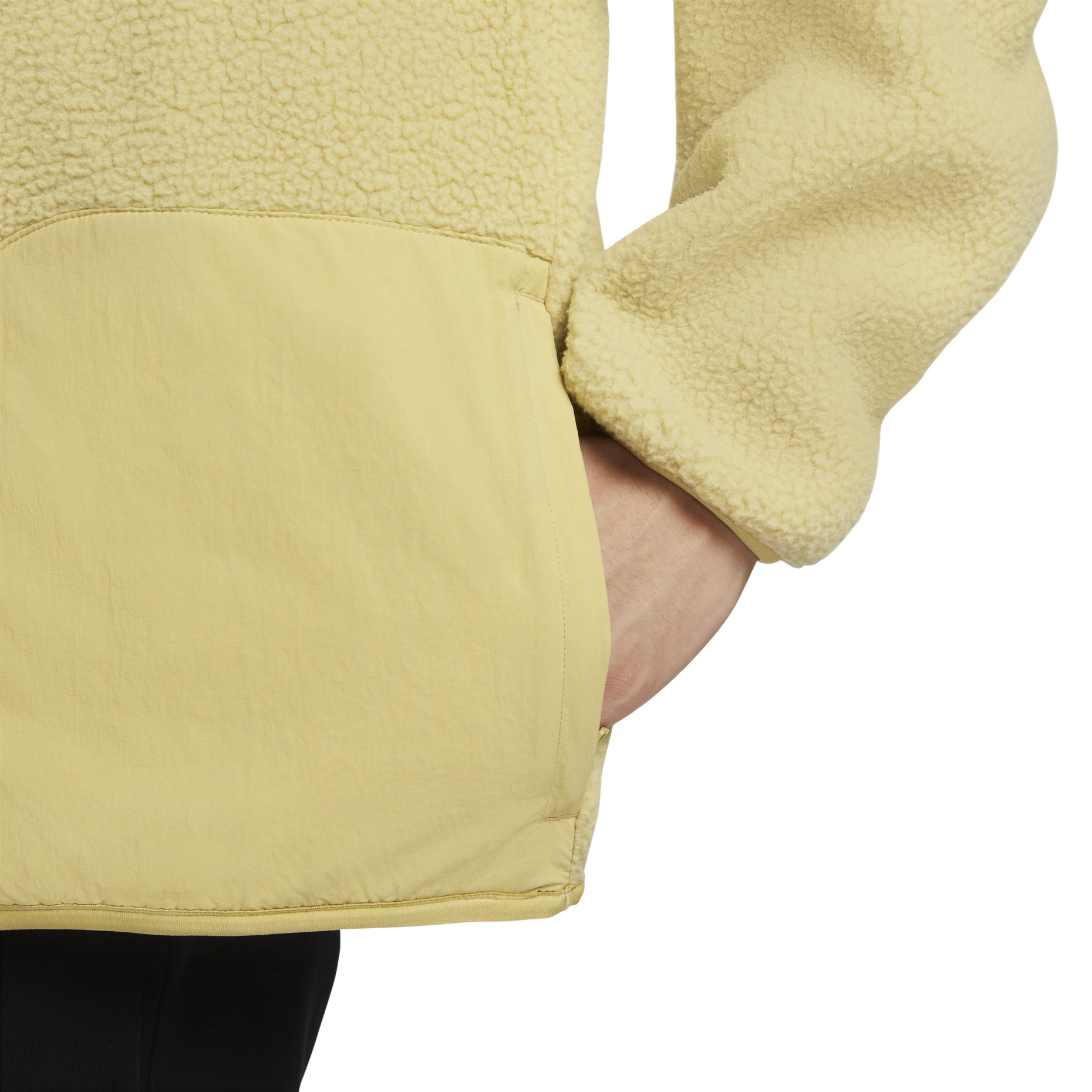 Nike Club Fleece+ Sherpa Winterized Jacket 'Buff Gold Black' FB8387-720