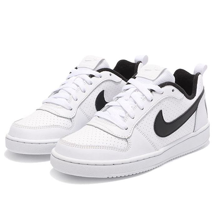 (GS) Nike Court Borough Low 'Summit White Black' 839985-101