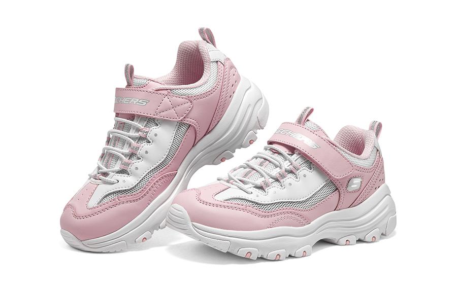 (GS) Skechers I-Conik 'Pink White' 312038L-WTPK