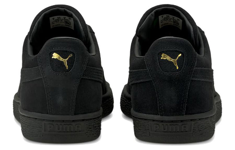 PUMA Suede Classic Xxi Minimalistic Cozy Retro Casual Skateboarding Shoes Unisex Black 385378-12