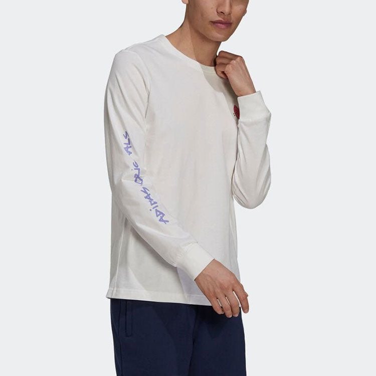 adidas Originals Funny Dino Long Sleeve Tee 'White Multi' H13449