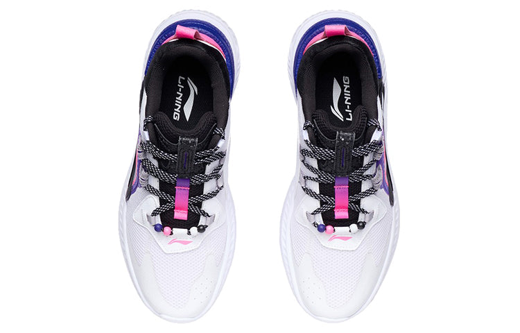 (WMNS) Li-Ning Spark 'White Fluorescent Pink' AGLR092-1
