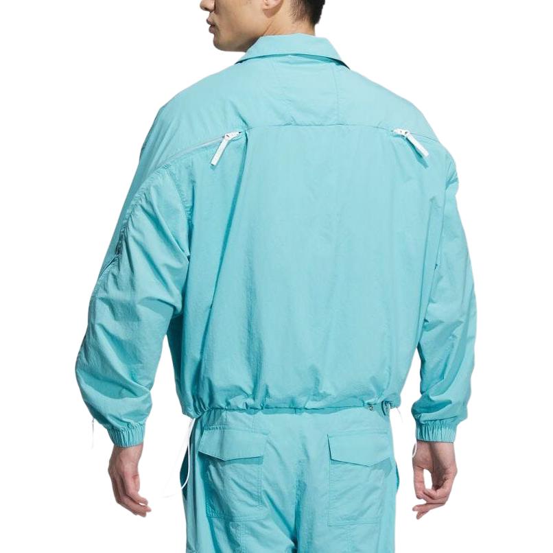 adidas Originals x Ordinary People Light Woven Jacket Asia Sizing 'Mint Blue' IZ4919