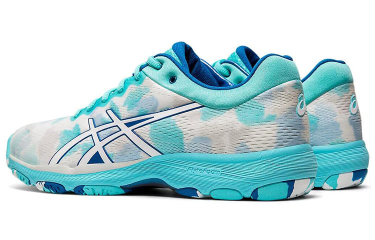 (WMNS) ASICS Netburner Professional FF Running Shoes Blue/White 1072A016-100