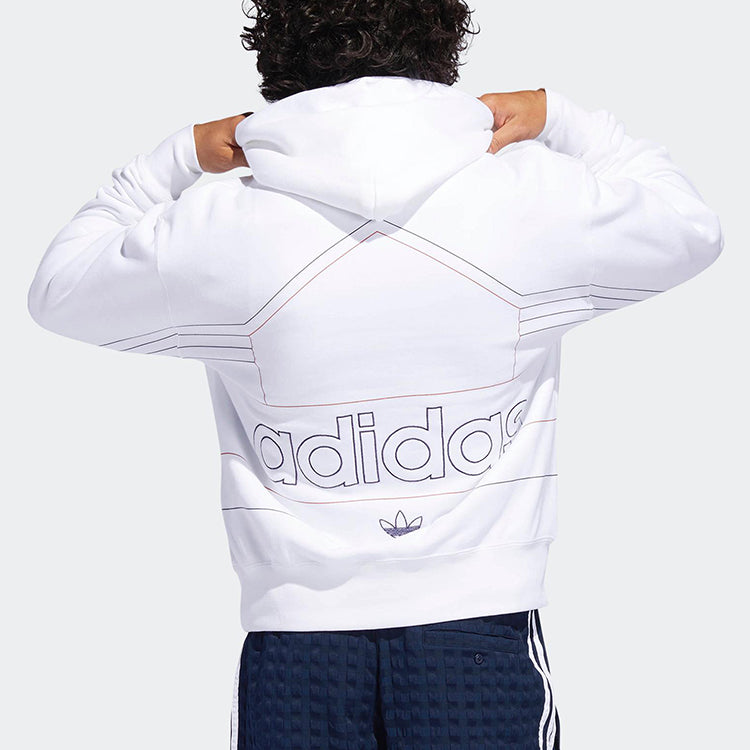 adidas originals Ewing Hoody Casual Sports Pullover White DV3102