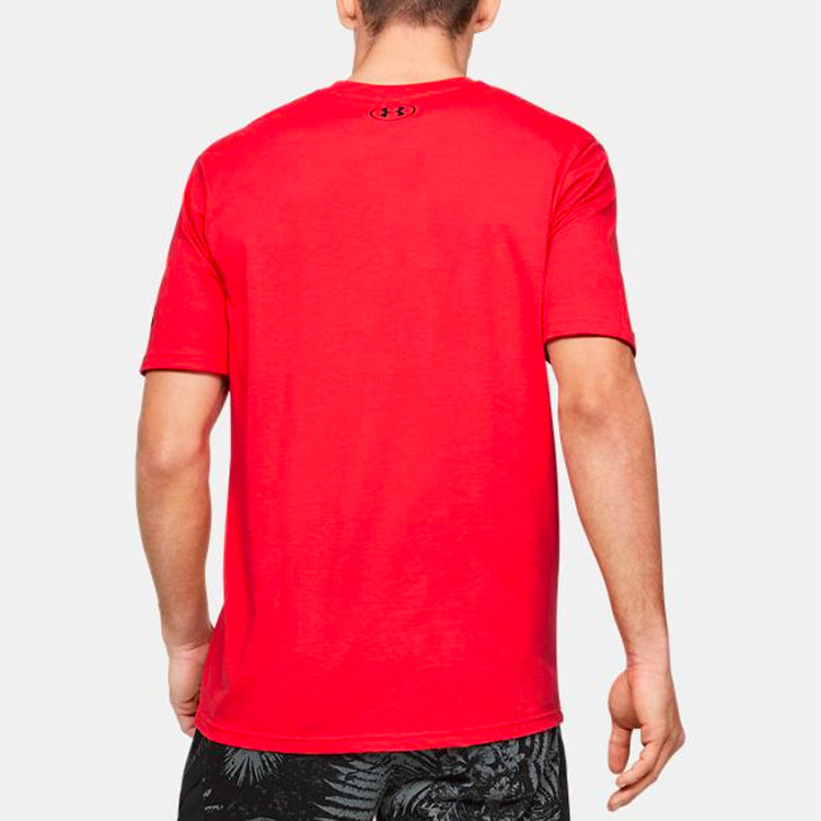 Under Armour Project Rock Brahma Bull T-shirt 'Red' 1351582-608