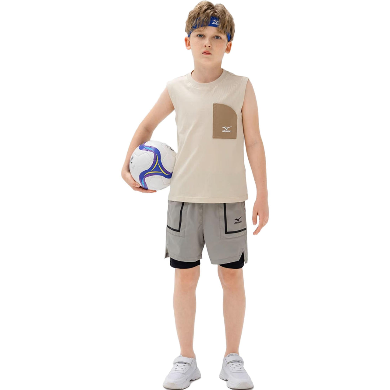 (GS) Mizuno Quick Dry Shorts 'Grey' 32CF3408