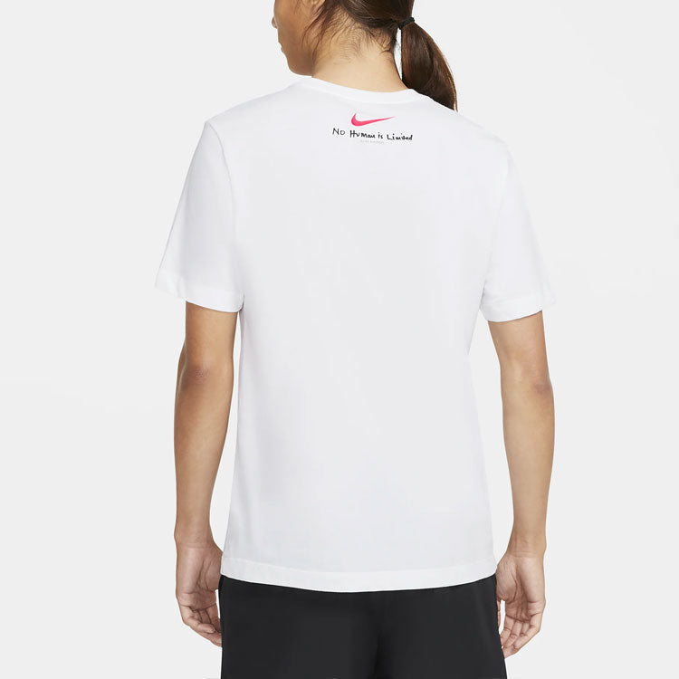 Nike Dri-FIT Eliud Casual Sports Solid Color Running Short Sleeve White DD5966-100