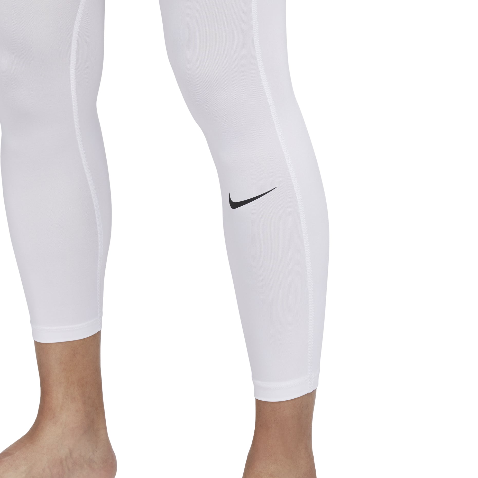 Nike Pro Dri-FIT Fitness Tights Asia Sizing 'White Black' FB7953-100