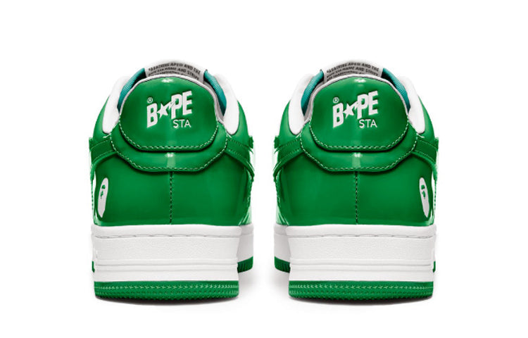A BATHING APE Bape Sta Low 'Green White' 1H70-191-001-WG