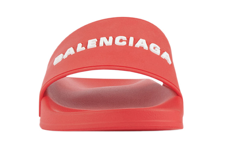 Balenciaga Pool Slides 'Red' 565826W1S806090