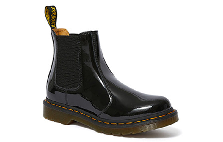 (WMNS) Dr. Martens 2976 Patent Leather Chelsea Boots 'Black' 25278001