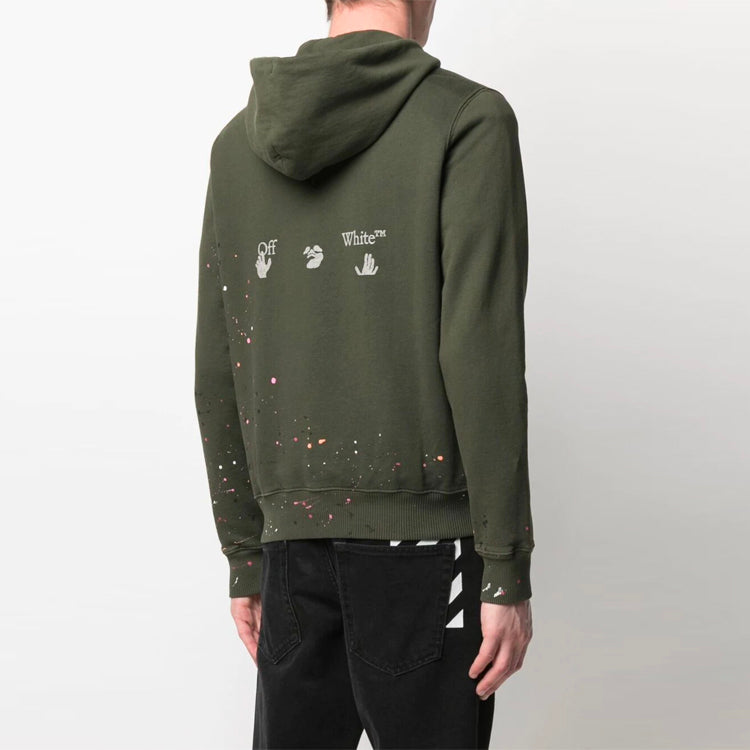 Men's Off-White SS21 Printing Green OMBE008S21FLE0025701