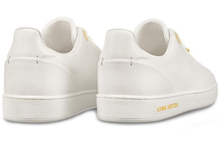 (WMNS) LOUIS VUITTON Frontrow Cowhide Cat Illustration Sneakers White 1A52EM
