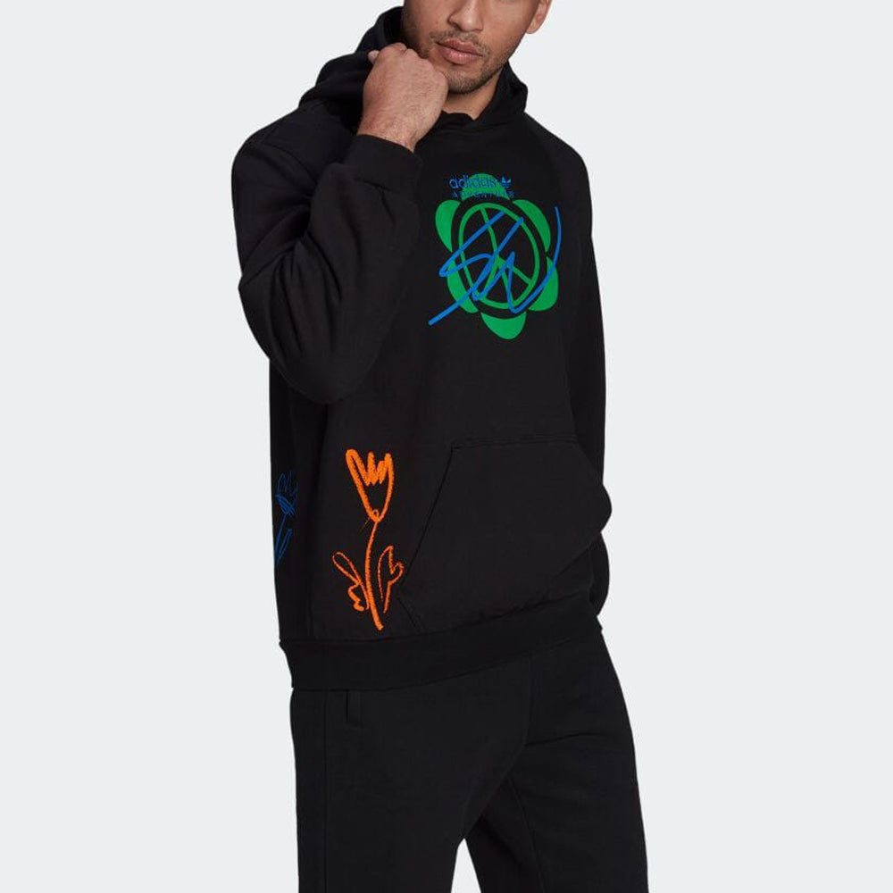 adidas x Sean Wotherspoon Superturf Hoodie 'Black' HI3304