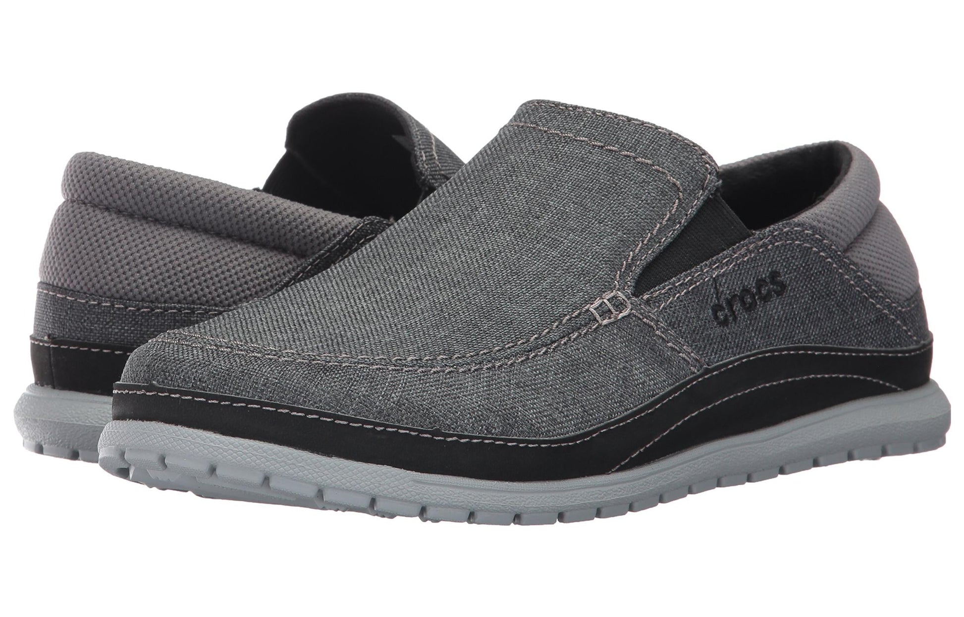 Crocs Santa Cruz Playa Slip-On Shoes 'Dark Grey' 204835-03L