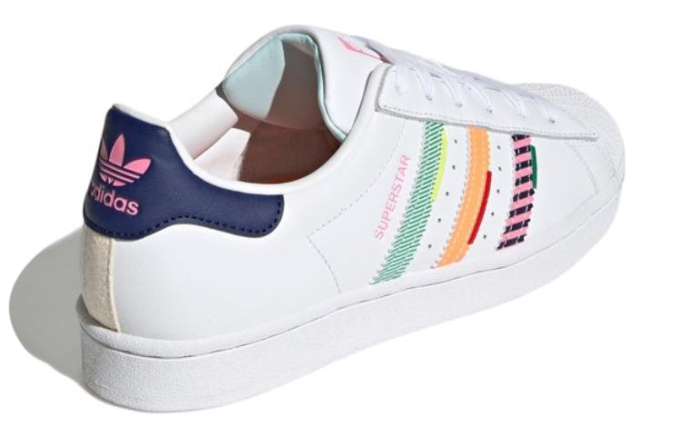 (WMNS) adidas originals Superstar 'White Multi' GW9783