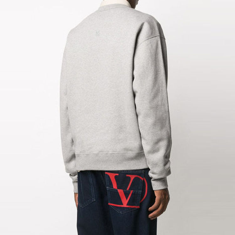 Men's KENZO FW20 Fleece Lined Loose Version Sports Pearl Gray FA65SW5114MG-94