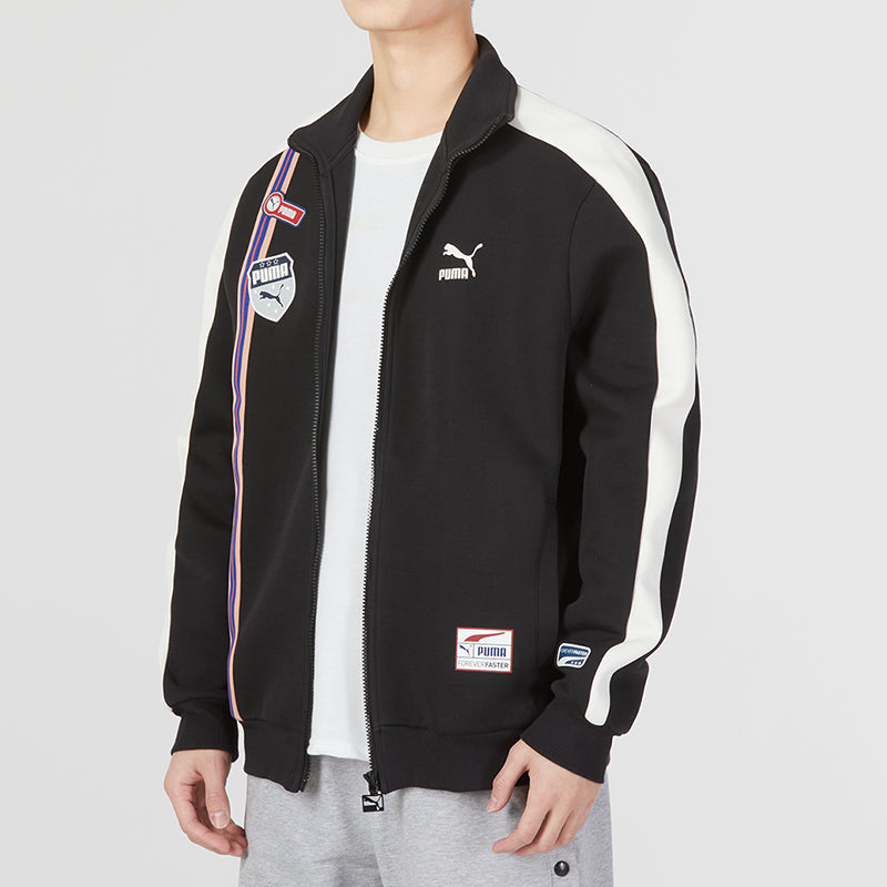 PUMA Team Badge Zipper Jacket 'Black' 677375-01