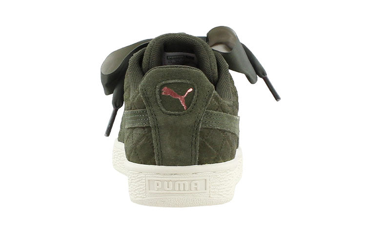 (WMNS) PUMA Suede Heart Quilt 'Olive Night' 365462-03