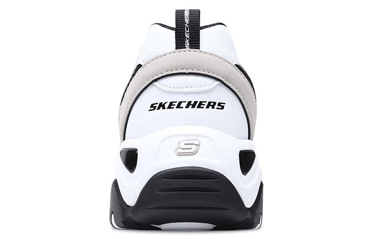 (WMNS) Skechers D lites 2.0 Sneaker Black/White/Grey 99999693-BKW