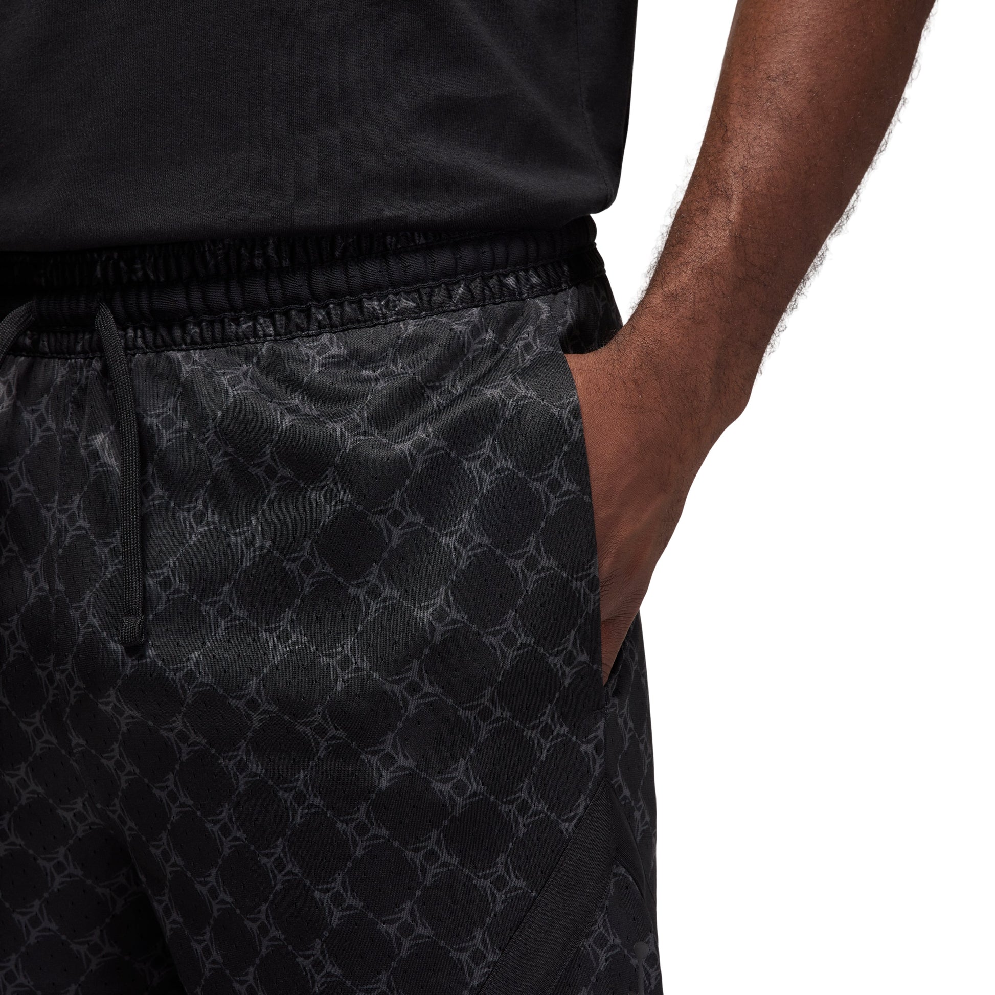 Air Jordan Sport Dri-FIT Printed Diamond Shorts 'Black' HQ8663-010