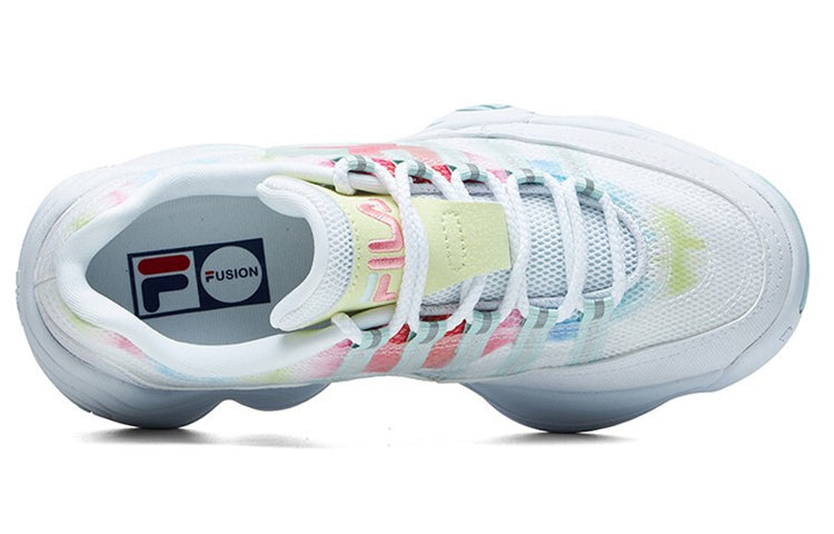 (WMNS) Fila Fusion Shoes 'White Yellow' T12W121201FWY