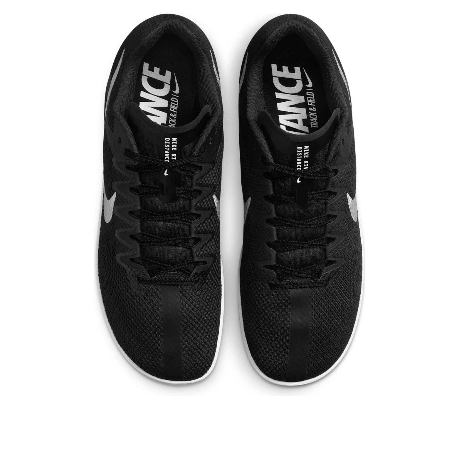 Nike Air Zoom Rival Distance Spikes 'Black Metallic Silver' FZ9653-001