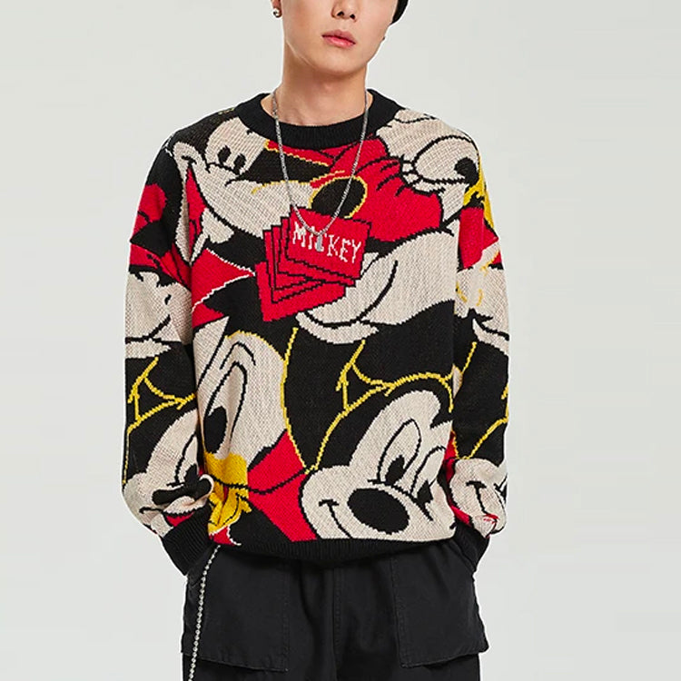 Li-Ning x Disney Graphic Crew Neck Sweater 'Multi-Color' AMBR002-1