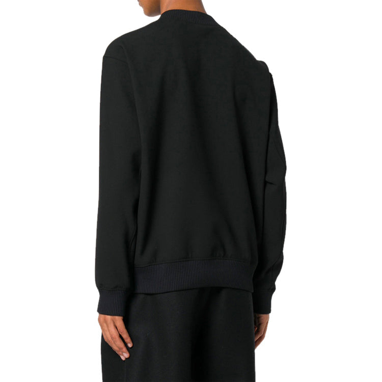 Men's KENZO Alphabet Pattern Loose Round Neck Black F865SW6041RH-98