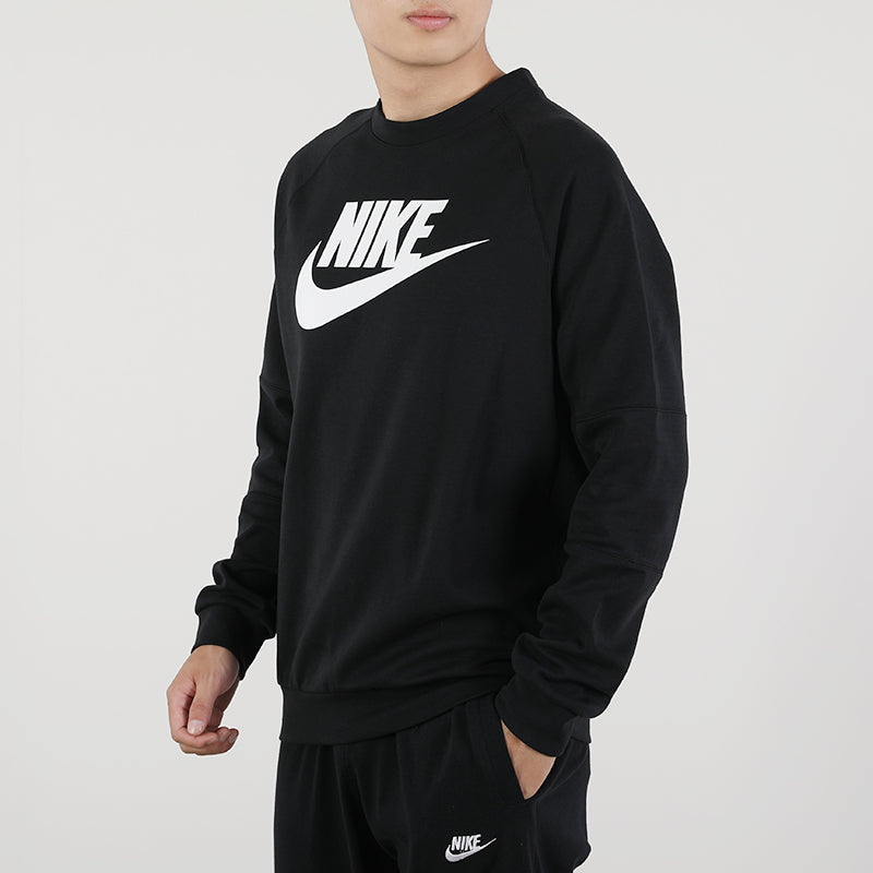 Nike Casual Sports Running Training Round Neck Black CU4474-010