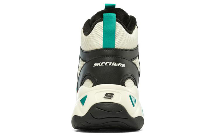 (WMNS) Skechers D'Lites 3.0 'Black Green White' 167266-BKNT