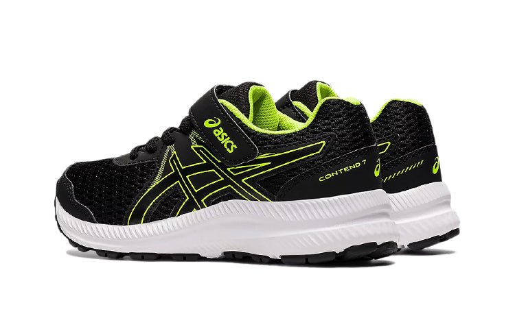 (PS) ASICS Contend 7 'Black Hazard Green' 1014A194-005