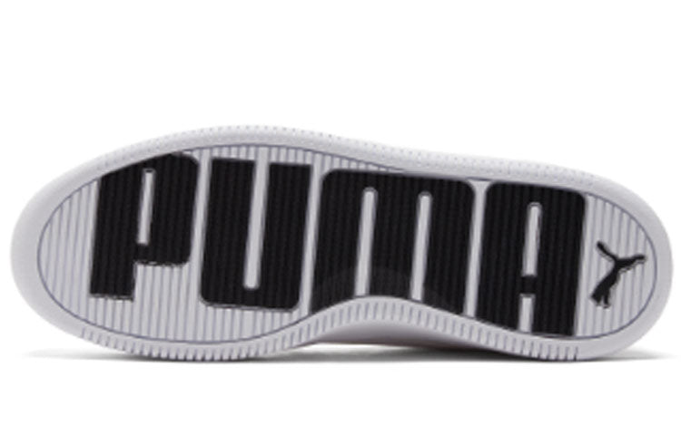 (WMNS) PUMA Lily Platform Leather 'White' 384617-01
