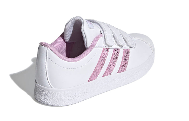 (PS) adidas VL Court 2.0 'White Purple' FY9276