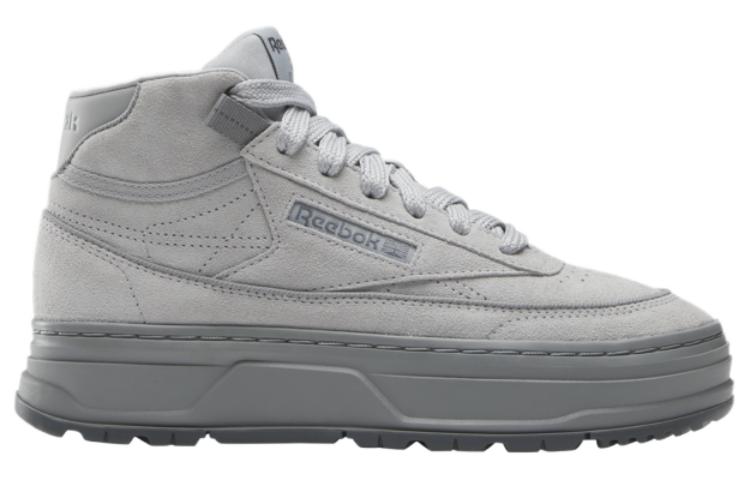 (WMNS) Reebok Club C Geo Mid 'Pure Grey' 100074482