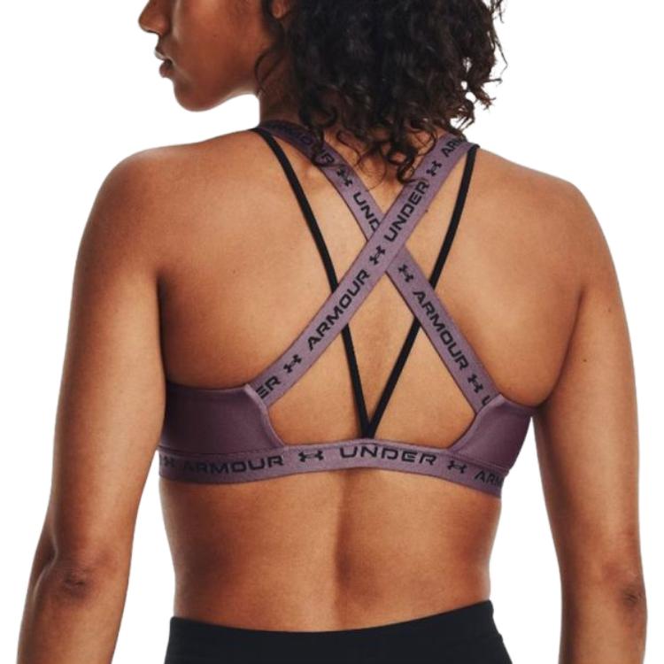 (WMNS) Under Armour Crossback Low Sports Bra 'Purple' 1361033-500