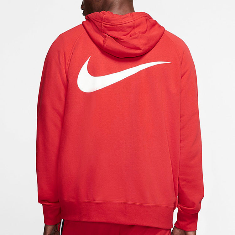 Men's Nike Zipper Hooded Sports Red Jacket CT7363-657