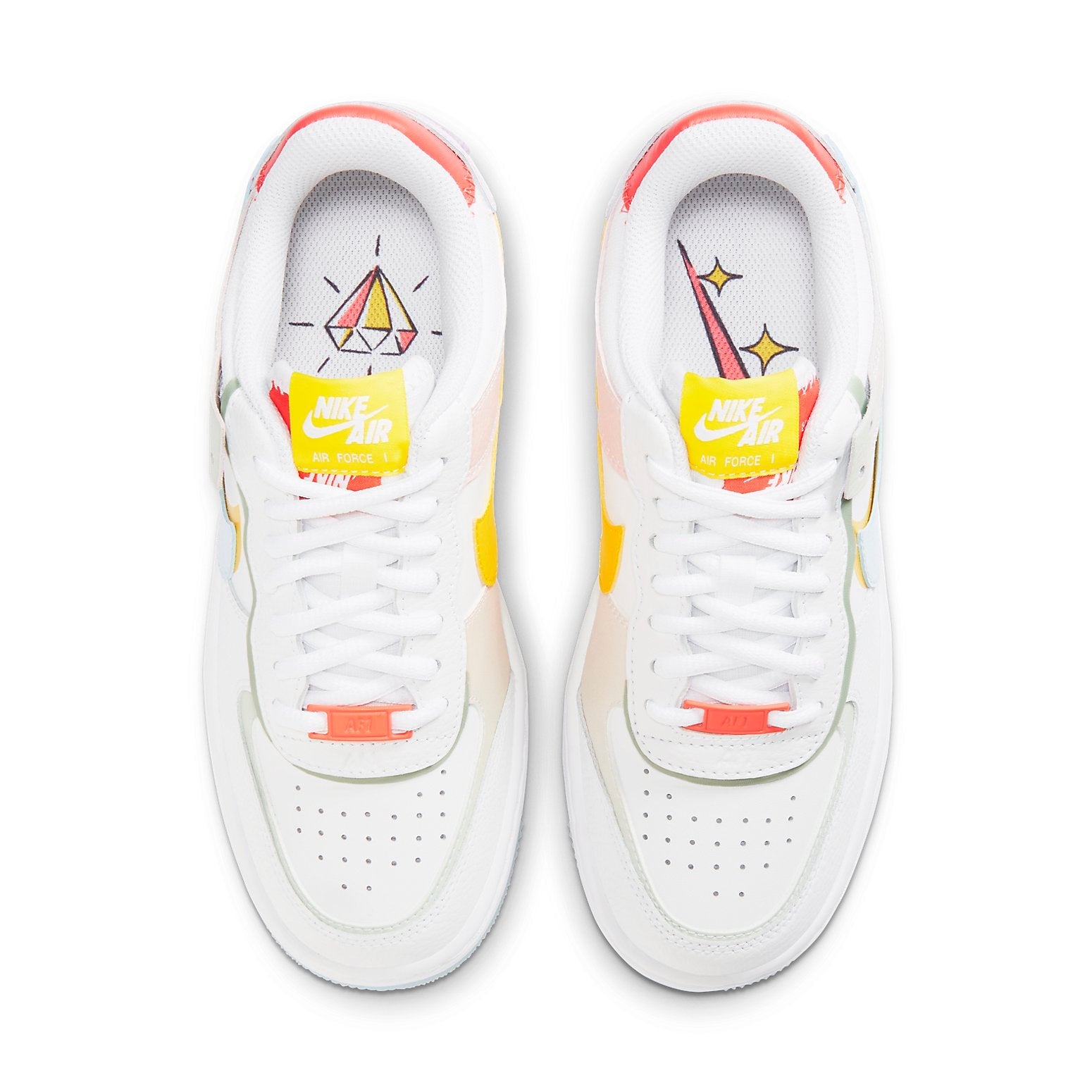 (WMNS) Nike Air Force 1 Shadow 'White Hydrogen Blue' CW2630-141