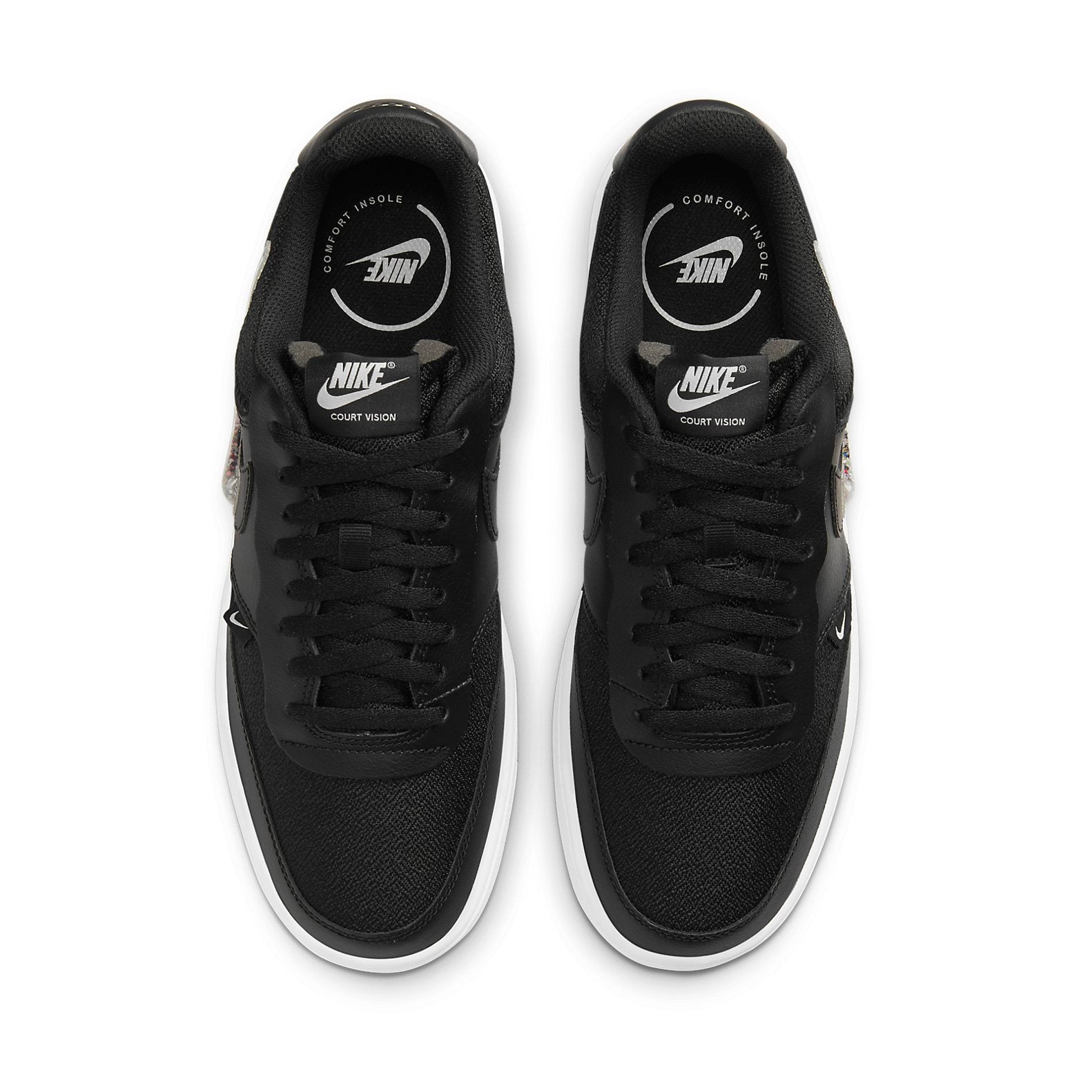 Nike Court Vision Low Premium 'Black Clear' DJ1974-001