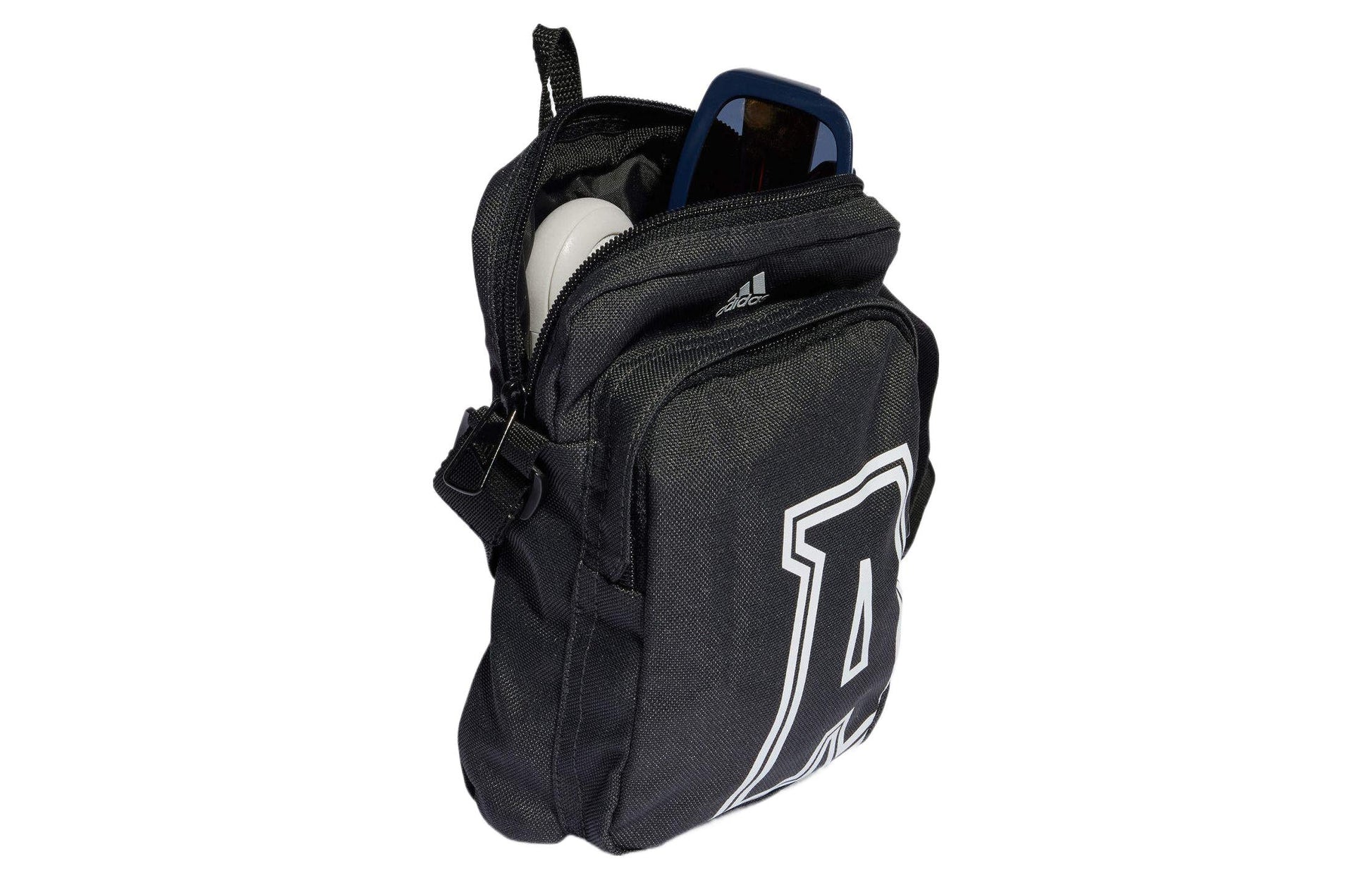 adidas Classic Brand Love Initial Print Organizer Bag 'Grey' IJ5633