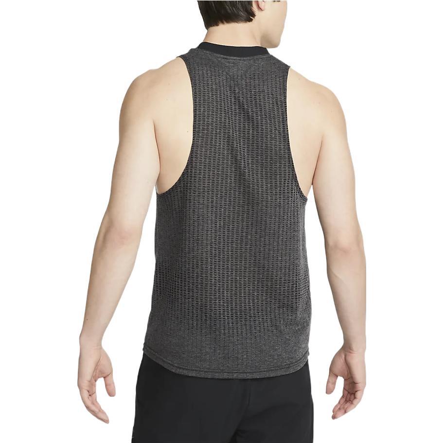 Men's Nike Pro Dri-FIT Solid Color Small Logo Training Gray Vest DM6495-010