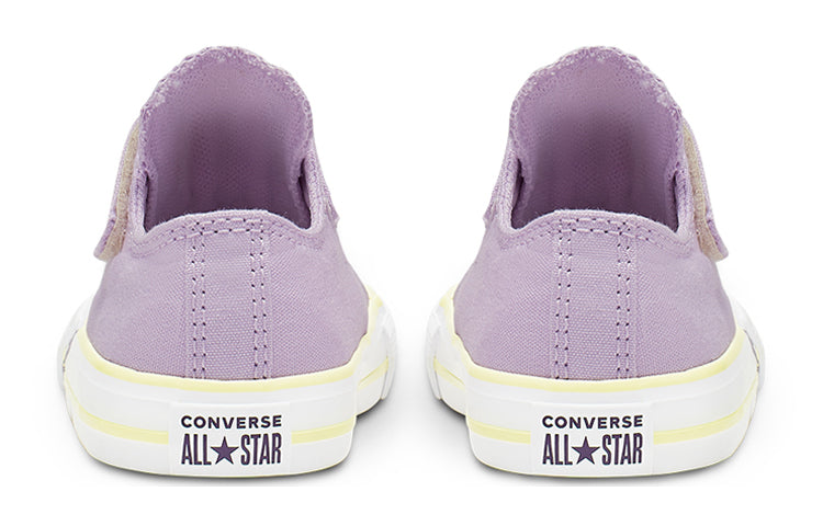 Converse Kids' Hook-and-Loop Chuck Taylor All Star Low Top Purple 766205C