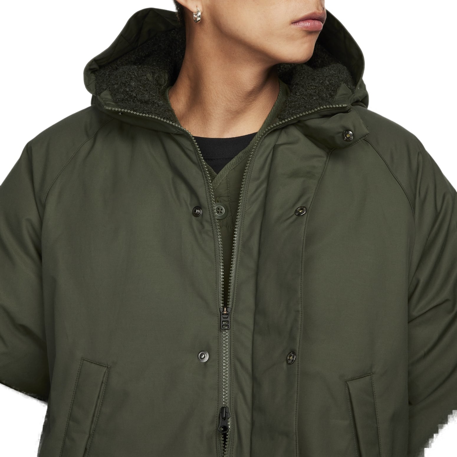 Nike Life Insulated Parka 'Olive' FB7588-325