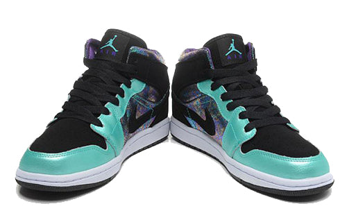 (GS) Air Jordan 1 Mid 'Atomic Teal Ultraviolet' 555112-309
