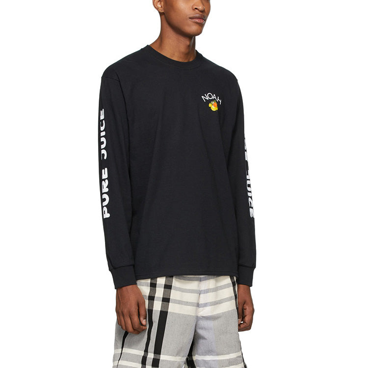 NOAH Pure Juice Ls Tee Fruit Long Sleeves Unisex Black T14SS20BLK