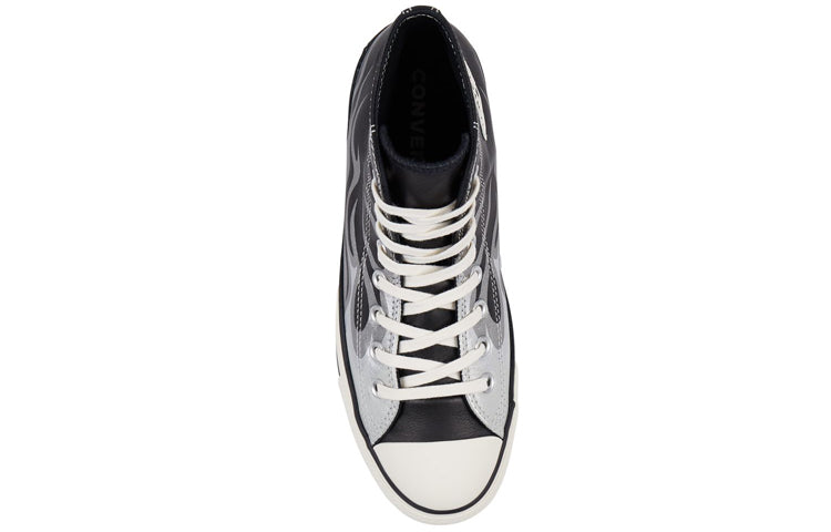 Converse Chuck Taylor All Star Metallic Flame High Top 'Black White' 165898C