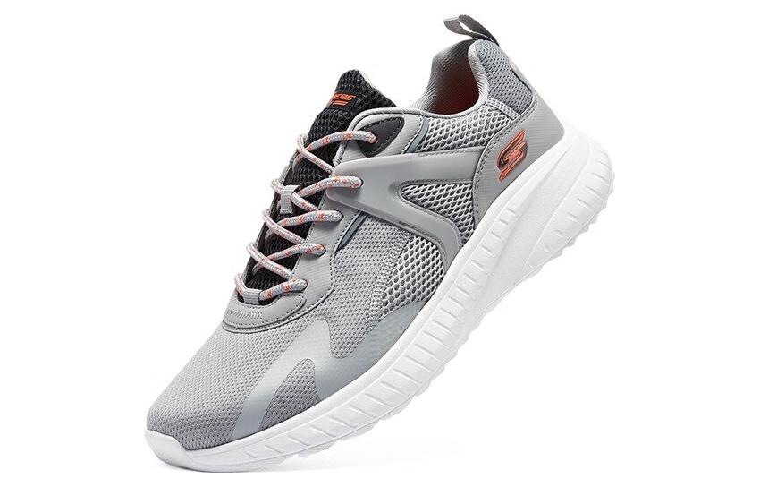 Skechers Bobs Squad Chaos Men Memory Foam Trainer Shoes 'Grey' 118034-GYMT